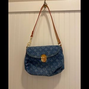 Denim handbag